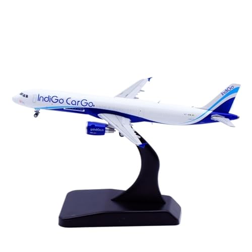 RIVPAHGQ Replika Flugzeugmodelle 11CM Maßstab Fertigmodell Sammlerflugzeug 1/400 for Indigo A321 VT-IKW Flugzeug Miniatur Vorgefertigte Luftfahrzeug Modelle von RIVPAHGQ