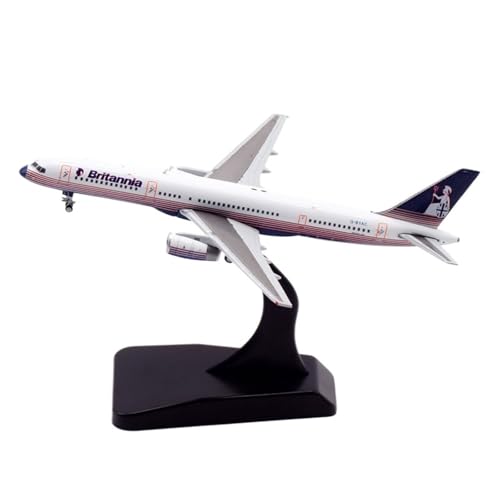 RIVPAHGQ Replika Flugzeugmodelle 11CM Maßstab Zivilflugzeugmodell 1/400 for British Airways B757-200 G-BYAC Detailliertes Verkehrsflugzeug Vorgefertigte Luftfahrzeug Modelle von RIVPAHGQ
