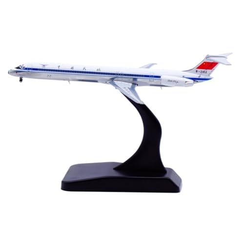 RIVPAHGQ Replika Flugzeugmodelle 11CM Miniatur-Druckguss-Flugzeug-Replik-Modell 1/400 for China Civil Aviation MD-82 B-2102 Statische Flugzeug-Displays Vorgefertigte Luftfahrzeug Modelle von RIVPAHGQ