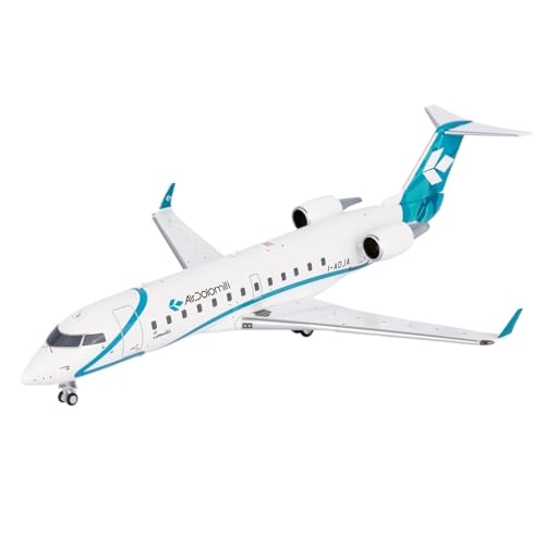 RIVPAHGQ Replika Flugzeugmodelle 13CM 1/200 Flugzeugmodellbausatz for Air Dolomiti CRJ-200LR I-ADJA Großformatiges Druckgussflugzeugmodell Vorgefertigte Luftfahrzeug Modelle von RIVPAHGQ
