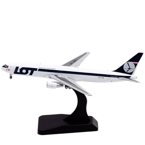RIVPAHGQ Replika Flugzeugmodelle 13CM Maßstab Druckguss-Legierung Flugzeug 1/400 for Polish Airlines B767-300ER SP-LPB Zivilflugzeug Display Modell Vorgefertigte Luftfahrzeug Modelle von RIVPAHGQ