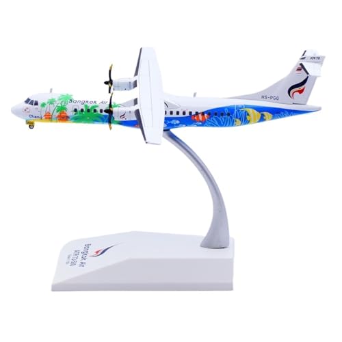 RIVPAHGQ Replika Flugzeugmodelle 13CM for Bangkok Airways ATR72-500 HS-PGG 1:200 Fertige Flugzeugreplik Hochdetailliertes Verkehrsflugzeugmodell Vorgefertigte Luftfahrzeug Modelle von RIVPAHGQ