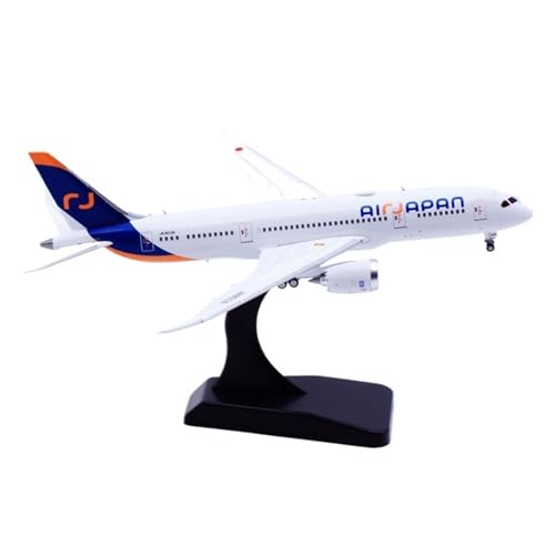 RIVPAHGQ Replika Flugzeugmodelle 14 cm for Air Japan B787-8 JA803A Klappen Modellflugzeug Im Maßstab 1:400 Mit Ständer Sammlerflugzeug-Replik Vorgefertigte Luftfahrzeug Modelle(Regular) von RIVPAHGQ