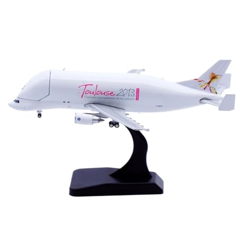RIVPAHGQ Replika Flugzeugmodelle 14CM 1/400 Flugzeugmodellbausatz for Super Beluga A300-600ST F-GSTF Großformatiges Druckgussflugzeugmodell Vorgefertigte Luftfahrzeug Modelle von RIVPAHGQ