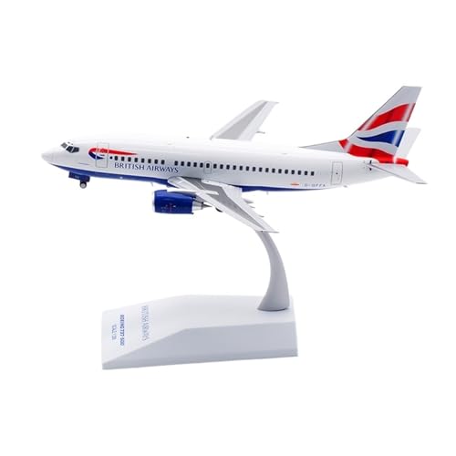 RIVPAHGQ Replika Flugzeugmodelle 15 cm, 1/200 Maßstab, Legierungs-Replika-Flugzeug Für British Airways B737-500 G-GFFA, Detailliertes Fertiges Flugzeugmodell Vorgefertigte Luftfahrzeug Modelle von RIVPAHGQ