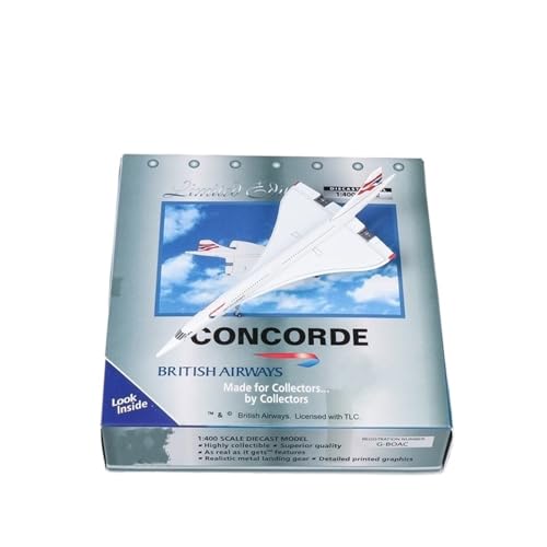 RIVPAHGQ Replika Flugzeugmodelle 15 cm Druckguss-Modellflugzeug Aus Legierung Im Maßstab 1:400 for British Airways Air France Concorde-Ausstellungsflugzeug Vorgefertigte Luftfahrzeug Modelle(British) RIVPAHGQ Replika Flugzeugmodelle 15 cm Druckguss-Modellflugzeug Aus Legierung Im Maßstab 1:400 for British Airways Air France Concorde-Ausstellungsflugzeug Vorgefertigte Luftfahrzeug Modelle(British) von RIVPAHGQ