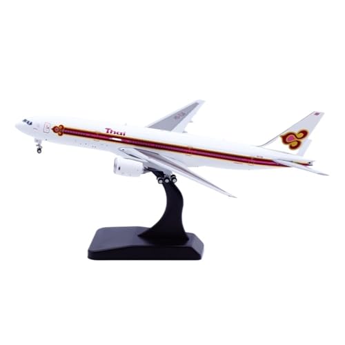 RIVPAHGQ Replika Flugzeugmodelle 15 cm Großes Druckguss-Flugzeugmodell 1/400 for Thai Airways B777-200 HS-TJA, Ausstellungsstück Vorgefertigte Luftfahrzeug Modelle von RIVPAHGQ