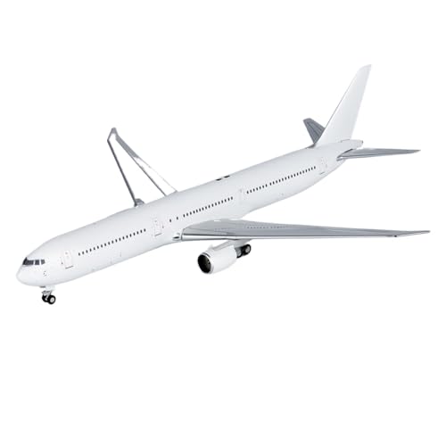 RIVPAHGQ Replika Flugzeugmodelle 15CM 1/400 for Boeing B767-400ER Blankomaschine Realistisches Flugzeug Replika Maßstab Druckguss Modellflugzeug Kit Vorgefertigte Luftfahrzeug Modelle von RIVPAHGQ