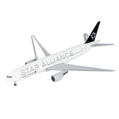 RIVPAHGQ Replika Flugzeugmodelle 15CM for United B777-200ER N794UA Starlink Miniatur Flugzeug 1:400 Skala Metall Flugzeug Modell Mit Basis Vorgefertigte Luftfahrzeug Modelle von RIVPAHGQ