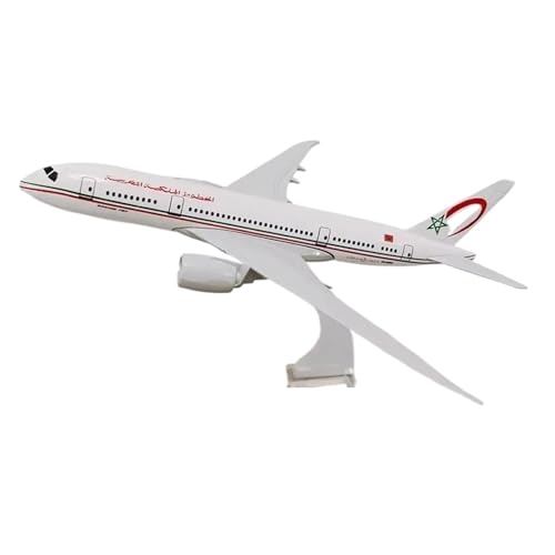RIVPAHGQ Replika Flugzeugmodelle 16 cm Maßstab 1:400 Metallflugzeug-Nachbildung Royal Air Maroc Airlines B787 for Boeing 787 Druckguss-Modellflugzeug Vorgefertigte Luftfahrzeug Modelle RIVPAHGQ Replika Flugzeugmodelle 16 cm Maßstab 1:400 Metallflugzeug-Nachbildung Royal Air Maroc Airlines B787 for Boeing 787 Druckguss-Modellflugzeug Vorgefertigte Luftfahrzeug Modelle von RIVPAHGQ