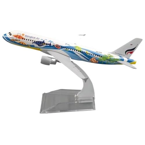 RIVPAHGQ Replika Flugzeugmodelle 16 cm Maßstab 1:400 Metallflugzeug-Nachbildung Thai Bangkok A320 for Airbus Druckguss-Modellflugzeug-Heimdekoration Vorgefertigte Luftfahrzeug Modelle RIVPAHGQ Replika Flugzeugmodelle 16 cm Maßstab 1:400 Metallflugzeug-Nachbildung Thai Bangkok A320 for Airbus Druckguss-Modellflugzeug-Heimdekoration Vorgefertigte Luftfahrzeug Modelle von RIVPAHGQ
