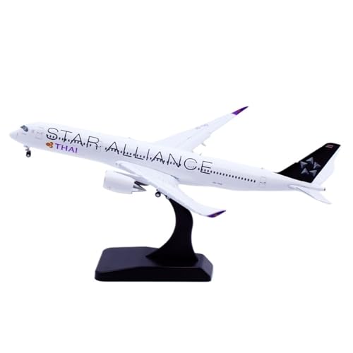 RIVPAHGQ Replika Flugzeugmodelle 16 cm for Thai Airways A350-900 HS-THQ-Klappen, Miniaturflugzeug, Metallflugzeugmodell Im Maßstab 1:400 Mit Sockel Vorgefertigte Luftfahrzeug Modelle RIVPAHGQ Replika Flugzeugmodelle 16 cm for Thai Airways A350-900 HS-THQ-Klappen, Miniaturflugzeug, Metallflugzeugmodell Im Maßstab 1:400 Mit Sockel Vorgefertigte Luftfahrzeug Modelle von RIVPAHGQ