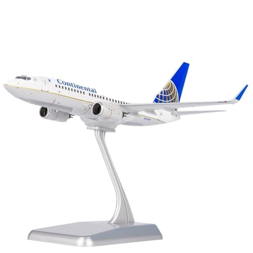RIVPAHGQ Replika Flugzeugmodelle 16CM 1/200 Großformatiges Display-Modellflugzeug for Continental Airlines B737-700/w N16709 Statisches Fertigflugzeug Vorgefertigte Luftfahrzeug Modelle von RIVPAHGQ