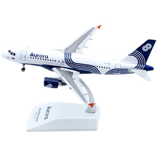 RIVPAHGQ Replika Flugzeugmodelle 16CM 1/200 Maßstab Hochdetailliertes Verkehrsflugzeugmodell Für Aurora A319 VP-BUO Flugzeug-Sammelmodell Vorgefertigte Luftfahrzeug Modelle von RIVPAHGQ