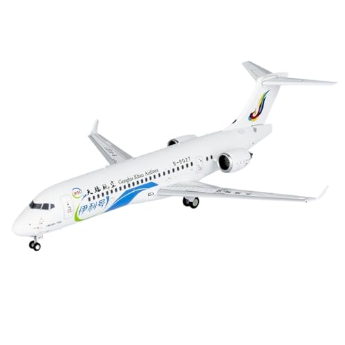 RIVPAHGQ Replika Flugzeugmodelle 16CM 1:400 Miniatur-Verkehrsflugzeug-Modellflugzeug for Tianjiao Airlines ARJ21-700 Maßstab-Druckguss-Legierungsflugzeug Vorgefertigte Luftfahrzeug Modelle(B-602T) von RIVPAHGQ