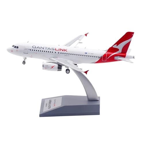 RIVPAHGQ Replika Flugzeugmodelle 16CM Exquisite Flugzeugreplik Im Maßstab 1:200 for Qantas for Airbus A319 VH-8NP Flugzeugmodell Aus Legierung Vorgefertigte Luftfahrzeug Modelle von RIVPAHGQ
