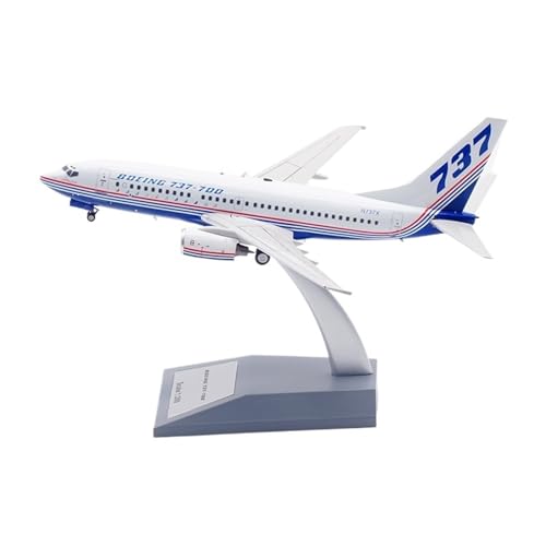 RIVPAHGQ Replika Flugzeugmodelle 16CM Maßstab Zivilflugzeugmodell 1/200 for Boeing B737-700 N1791B N737X Hochdetailliertes Verkehrsflugzeug-Modellflugzeug Vorgefertigte Luftfahrzeug Modelle(N1791B) von RIVPAHGQ