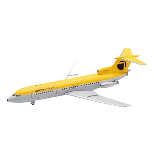RIVPAHGQ Replika Flugzeugmodelle 17 cm, Fertiges Flugzeug-Druckgussmodell Im Maßstab 1/200 Flugzeugreplik for British Airways HS-121 Trident G-AVYC Vorgefertigte Luftfahrzeug Modelle von RIVPAHGQ