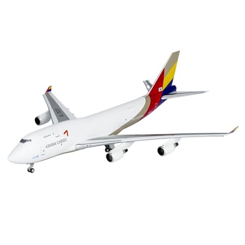RIVPAHGQ Replika Flugzeugmodelle 17CM 1/400 Großformatiges Display-Modellflugzeug for Asiana Airlines Cargo B747-400/B747-400M HL7421 Statisches Flugzeug Vorgefertigte Luftfahrzeug Modelle(B747-400) von RIVPAHGQ