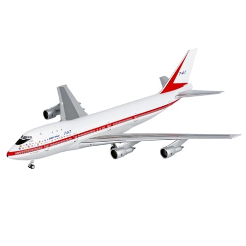 RIVPAHGQ Replika Flugzeugmodelle 17CM 1/400 Großformatiges Display-Modellflugzeug for Boeing Original B747-100 N7470 Statisches Fertigflugzeug Vorgefertigte Luftfahrzeug Modelle von RIVPAHGQ