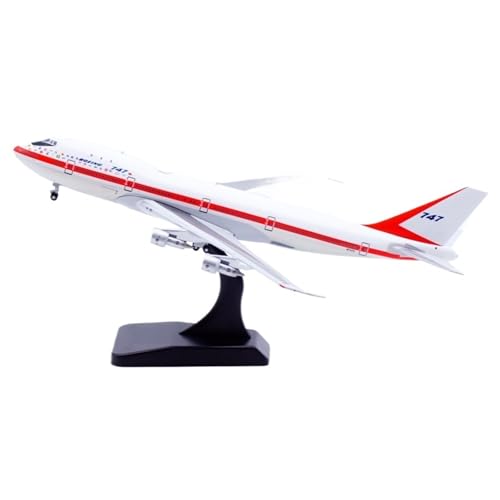 RIVPAHGQ Replika Flugzeugmodelle 17CM Miniaturmodell Im Maßstab 1/400 Sammlerflugzeug for Boeing Original B747-100 N7470 Flugzeugreplik Vorgefertigte Luftfahrzeug Modelle von RIVPAHGQ