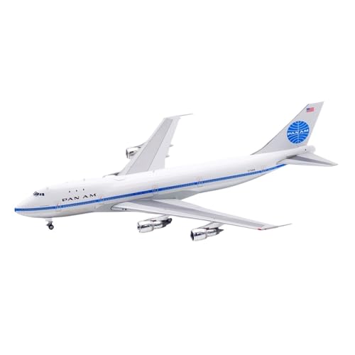 RIVPAHGQ Replika Flugzeugmodelle 17CM Simulation Flugzeug Modell 1:400 for Pan Am for Boeing B747-100 N732PA Skala Druckguss Flugzeug Vorgefertigte Luftfahrzeug Modelle von RIVPAHGQ
