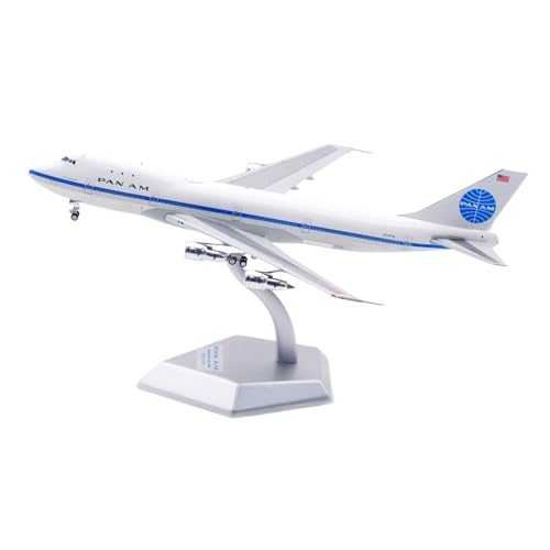 RIVPAHGQ Replika Flugzeugmodelle 17CM Simulation Flugzeug Modell 1:400 for Pan Am for Boeing B747-100 N747PA Skala Druckguss Flugzeug Vorgefertigte Luftfahrzeug Modelle von RIVPAHGQ
