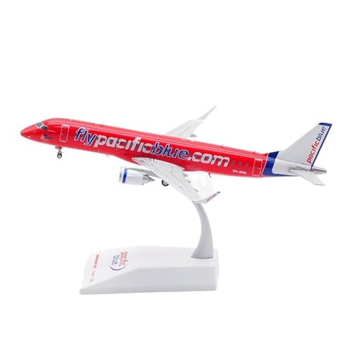 RIVPAHGQ Replika Flugzeugmodelle 17CM for Pacific Blue Airlines ERJ-190AR VH-ZPM 1:200 Druckguss-Modellflugzeug Fertiges Legierungsanzeigeflugzeug Vorgefertigte Luftfahrzeug Modelle von RIVPAHGQ