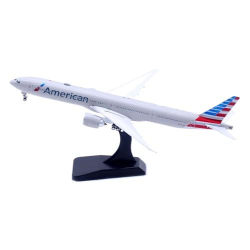 RIVPAHGQ Replika Flugzeugmodelle 18 cm Feines Druckguss-Replika-Flugzeugmodell 1:400 for American Airlines B777-300ER N736AT-Skala-Flugzeug Vorgefertigte Luftfahrzeug Modelle von RIVPAHGQ