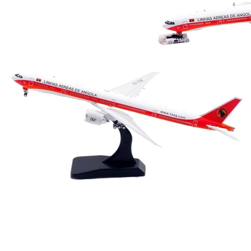 RIVPAHGQ Replika Flugzeugmodelle 18 cm Feines Druckguss-Replika-Flugzeugmodell 1:400 for Angola Airlines for Boeing B777-300ER D2-TEK-Skala-Flugzeug Vorgefertigte Luftfahrzeug Modelle von RIVPAHGQ
