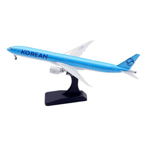 RIVPAHGQ Replika Flugzeugmodelle 18CM Flugzeugnachbildung Aus Legierung Im Maßstab 1:400 for Korean Air 777-300ER HL7619 Zivile Flugzeugmodelle Mit Ständer Vorgefertigte Luftfahrzeug Modelle von RIVPAHGQ