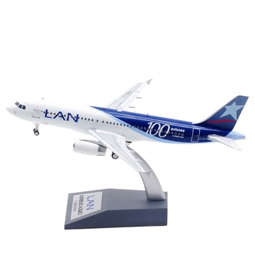 RIVPAHGQ Replika Flugzeugmodelle 18CM Maßstab Zivilflugzeugmodell 1/200 for Chilean Airlines for Airbus A320 CC-BAA Hochdetailliertes Verkehrsflugzeug Vorgefertigte Luftfahrzeug Modelle von RIVPAHGQ