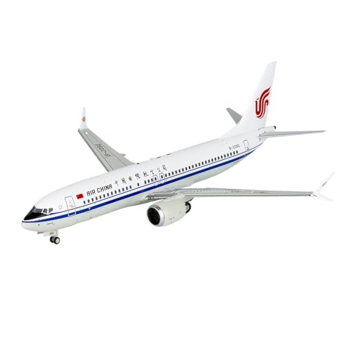 RIVPAHGQ Replika Flugzeugmodelle 19CM 1/200 Maßstab Realistisches Flugzeugmodell Air China for Boeing B737 MAX8 B-209Q Sammlerflugzeugmodell Vorgefertigte Luftfahrzeug Modelle von RIVPAHGQ