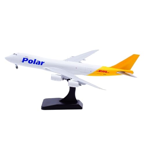 RIVPAHGQ Replika Flugzeugmodelle 19CM Realistisches Fertiges Flugzeugmodell 1/400 for Polar Airlines B747-8F N858GT Genaues Maßstabflugzeug Vorgefertigte Luftfahrzeug Modelle von RIVPAHGQ