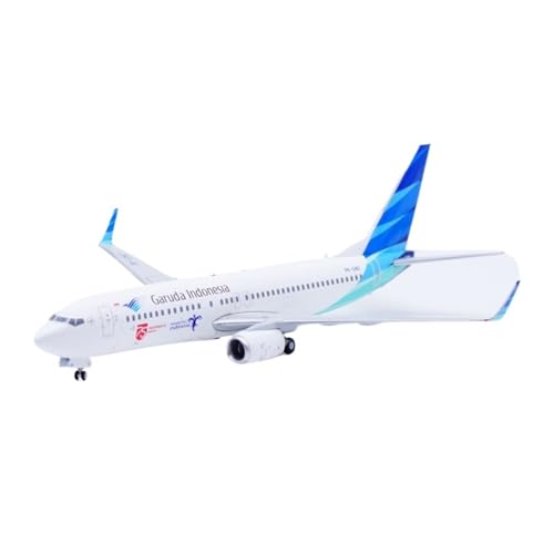 RIVPAHGQ Replika Flugzeugmodelle 19CM for Garuda Airlines for Boeing B737-800 PK-GMZ Modell Flugzeug 1:200 Skala Diecast Flugzeug Display Vorgefertigte Luftfahrzeug Modelle von RIVPAHGQ