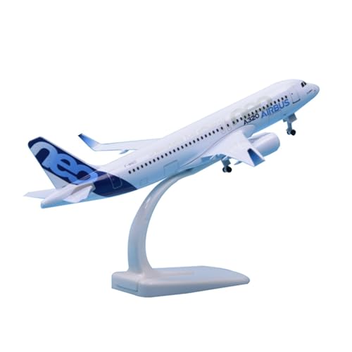 RIVPAHGQ Replika Flugzeugmodelle 20 cm Große Sammler-Flugzeugrepliken Aus Metall for Airbus A320-Prototyp, 1:400 Simulationsflugzeugmodell Vorgefertigte Luftfahrzeug Modelle von RIVPAHGQ