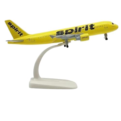 RIVPAHGQ Replika Flugzeugmodelle 20CM Maßstab 1:400 Metallflugzeug-Replik A320 Spirit Airlines for Airbus A320 Druckguss-Modellflugzeug Vorgefertigte Luftfahrzeug Modelle RIVPAHGQ Replika Flugzeugmodelle 20CM Maßstab 1:400 Metallflugzeug-Replik A320 Spirit Airlines for Airbus A320 Druckguss-Modellflugzeug Vorgefertigte Luftfahrzeug Modelle von RIVPAHGQ
