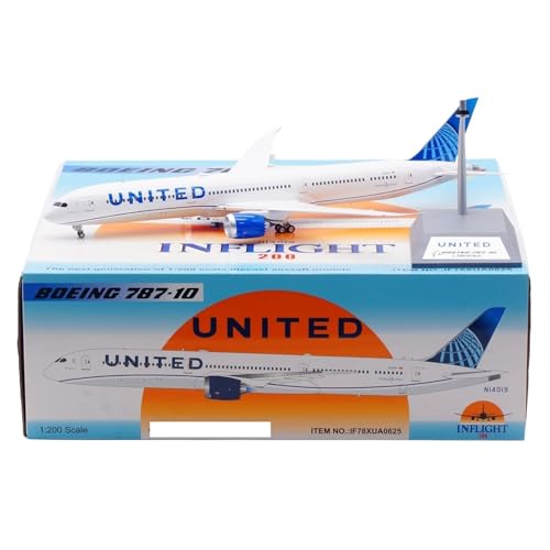 RIVPAHGQ Replika Flugzeugmodelle 21 cm Feines Flugzeugmodell Aus Druckguss Im Maßstab 1:200 for United Airlines for Boeing B787-10 N14019 Vorgefertigte Luftfahrzeug Modelle RIVPAHGQ Replika Flugzeugmodelle 21 cm Feines Flugzeugmodell Aus Druckguss Im Maßstab 1:200 for United Airlines for Boeing B787-10 N14019 Vorgefertigte Luftfahrzeug Modelle von RIVPAHGQ