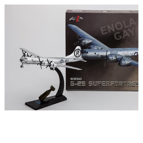 RIVPAHGQ Replika Flugzeugmodelle 21CM Maßstabmodell 1:144 Weltkrieg II B 29 Superfortress Bomberflugzeugmodell for Hiroshima Nagasaki B-29 Vorgefertigte Luftfahrzeug Modelle(Little Boy) von RIVPAHGQ