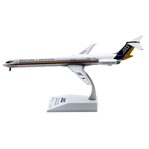 RIVPAHGQ Replika Flugzeugmodelle 22CM 1/200 for Japan Airways MD-81 JA 8458 Fertiges Flugzeugmodell Metallflugzeug-Replik for Luftfahrtfans Vorgefertigte Luftfahrzeug Modelle von RIVPAHGQ