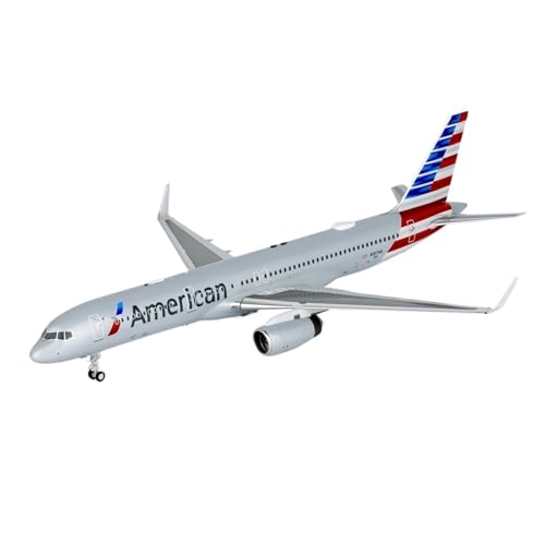 RIVPAHGQ Replika Flugzeugmodelle 23CM 1:200 Miniatur-Verkehrsflugzeug-Modellflugzeug for American Airlines B757-200/w N187AN Maßstab Druckguss-Legierungsflugzeug Vorgefertigte Luftfahrzeug Modelle von RIVPAHGQ