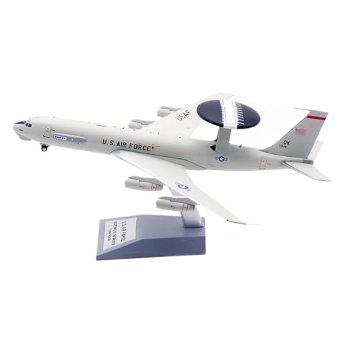 RIVPAHGQ Replika Flugzeugmodelle 23CM Boutique-Flugzeugnachbildung Aus Legierung Im Maßstab 1:200 for Die USAF for Boeing E-3B 76-1605, Militärflugzeugmodelle Vorgefertigte Luftfahrzeug Modelle von RIVPAHGQ