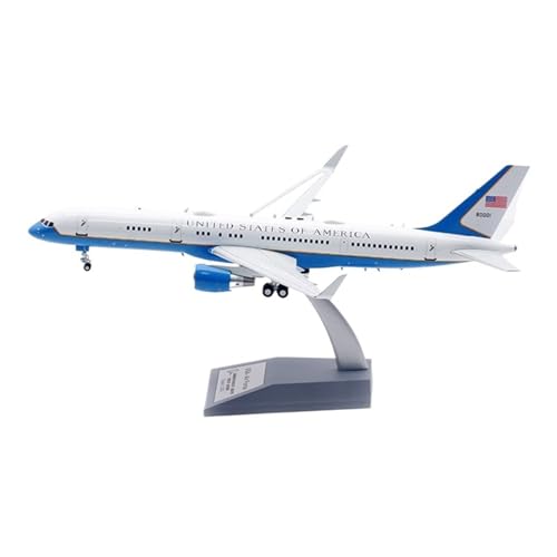 RIVPAHGQ Replika Flugzeugmodelle 23CM USAF Air Force Two for Boeing C-32A 98-0001 Druckguss-Modellflugzeug Im Maßstab 1:200, Sammlerstück Mit Ständer Vorgefertigte Luftfahrzeug Modelle von RIVPAHGQ