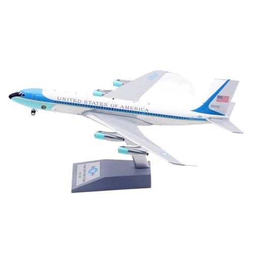 RIVPAHGQ Replika Flugzeugmodelle 23cm Flugzeugnachbildung Aus Legierung Im Maßstab 1:200 Militärflugzeugmodelle for US Air Force One VC-137C Im Maßstab 62–6000 Vorgefertigte Luftfahrzeug Modelle von RIVPAHGQ