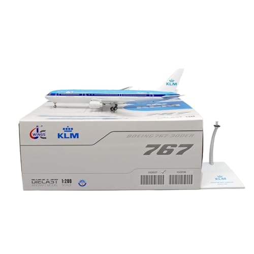 RIVPAHGQ Replika Flugzeugmodelle 27CM Feine Druckguss-Replik Flugzeugmodell 1:200 for KLM for Boeing B767-300ER PH-BZK Maßstab Flugzeug Vorgefertigte Luftfahrzeug Modelle von RIVPAHGQ