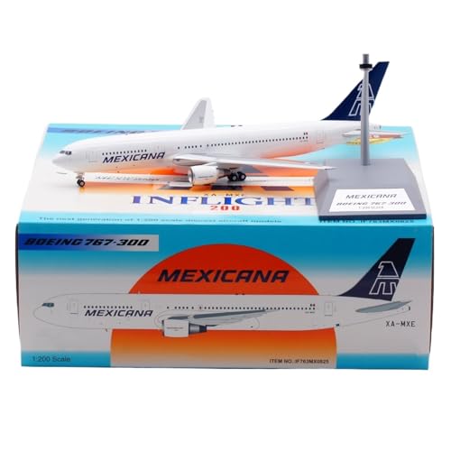RIVPAHGQ Replika Flugzeugmodelle 27cm Boutique Zivilen Verkehrsflugzeug 1/200 for Aeromexico for Boeing B767-300 XA-MXE Maßstab Legierung Flugzeug Modell Vorgefertigte Luftfahrzeug Modelle RIVPAHGQ Replika Flugzeugmodelle 27cm Boutique Zivilen Verkehrsflugzeug 1/200 for Aeromexico for Boeing B767-300 XA-MXE Maßstab Legierung Flugzeug Modell Vorgefertigte Luftfahrzeug Modelle von RIVPAHGQ