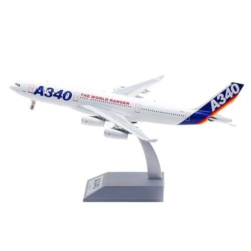 RIVPAHGQ Replika Flugzeugmodelle 29CM Maßstab 1:200 for Airbus A340-200 F-WWBA Druckguss-Flugzeugmodell Fertiges Metallflugzeug Mit Ständer Vorgefertigte Luftfahrzeug Modelle von RIVPAHGQ