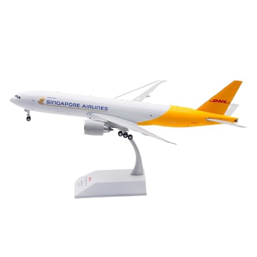RIVPAHGQ Replika Flugzeugmodelle 31 cm Exquisites Fertiges Flugzeugmodell 1/200 for Singapore Airlines for DHL B777F 9V-DHA Flugzeugreplik Vorgefertigte Luftfahrzeug Modelle von RIVPAHGQ