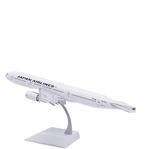 RIVPAHGQ Replika Flugzeugmodelle 31 cm Feines Druckguss-Replika-Flugzeugmodell 1:200 for Japan Airlines B777-200ER JA703J-Skalaflugzeug Vorgefertigte Luftfahrzeug Modelle von RIVPAHGQ