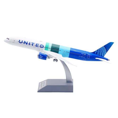 RIVPAHGQ Replika Flugzeugmodelle 31CM Exquisites Flugzeug Im Maßstab 1:200 for United Airlines for Boeing B787-9 N24988 Flugzeugmodell Aus Druckgusslegierung Vorgefertigte Luftfahrzeug Modelle von RIVPAHGQ